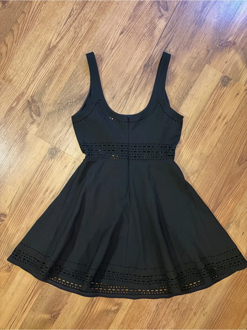 Elizabeth and James laser cut flare mini dress 6